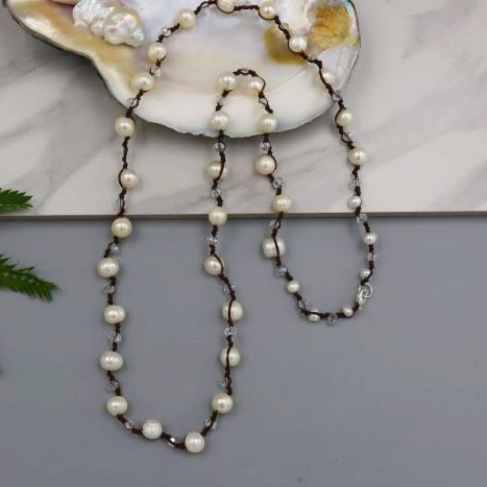 Long Pearl Necklace